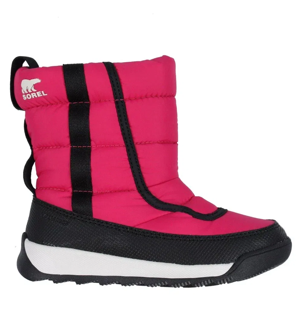 Детские водонепроницаемые ботинки Sorel Whitney II Puffy Mid- Boots, розовые, модель ZAP1034