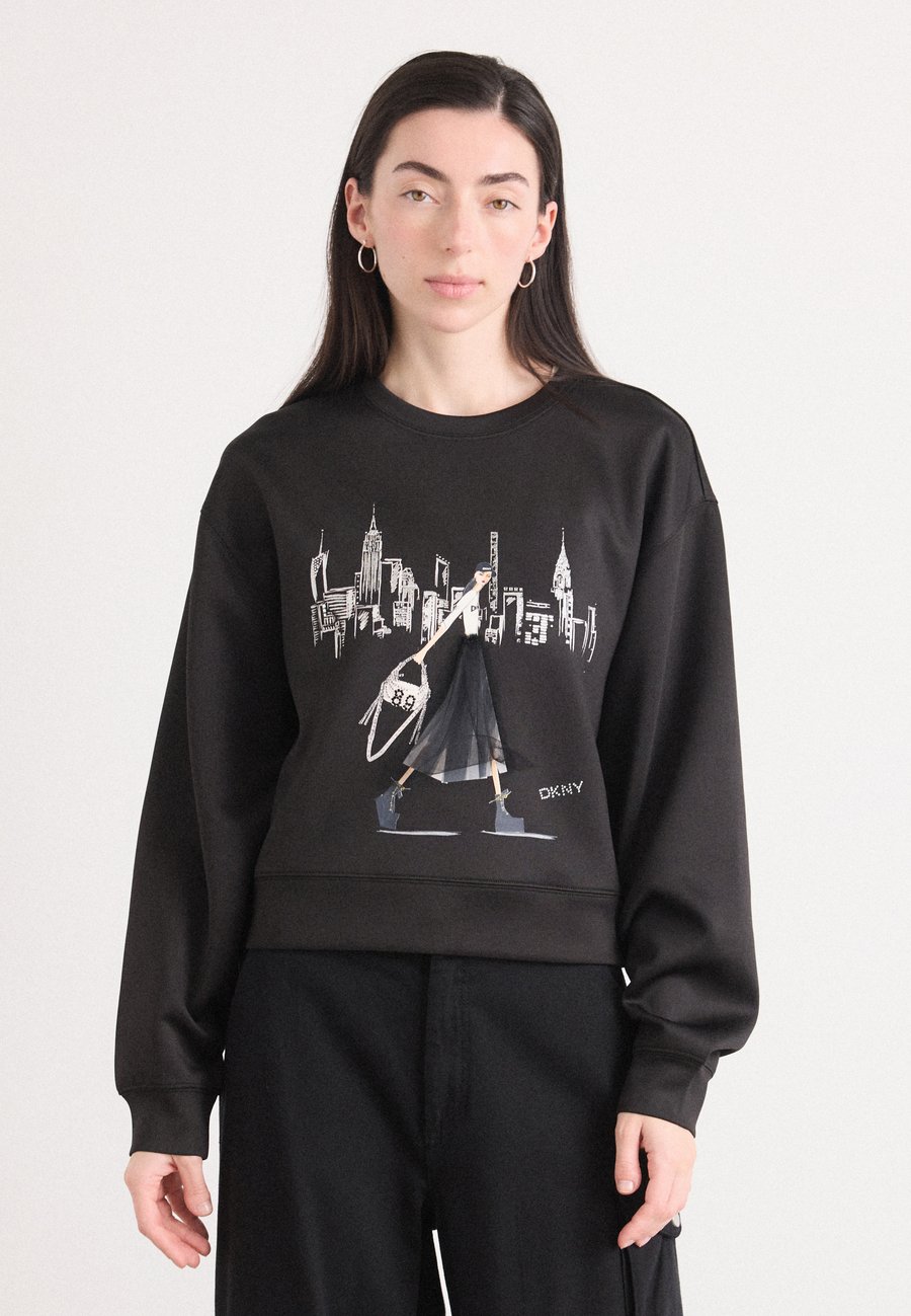 

Толстовка DKNY EMPIRE BUILDING COVERSATIONAL, Black