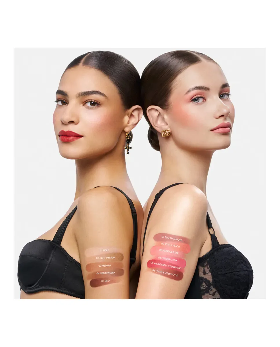 Румяна Cheeks&Eyes Match Blissful Mauve Dolce & Gabbana, 04 Cheerful Pink — фото 4