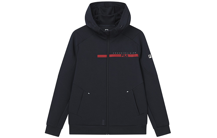 

Fila Спортивные Куртка мужская, цвет красный, королевский синий, с капюшоном, средней плотности ткани, другие цвета