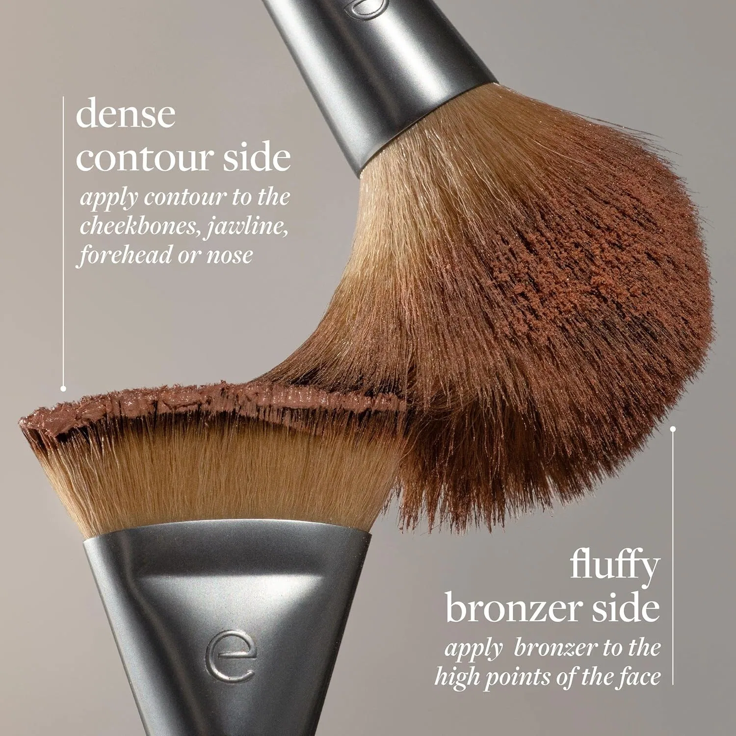 Двусторонняя кисть для скульптурирования и бронзирования «Sculpt + Bronze Duo Brush» от EcoTools Ecotools — фото 3