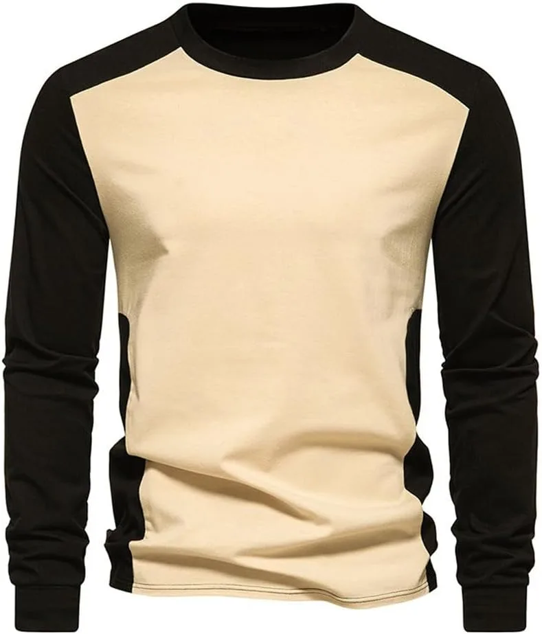 

Мужская футболка-поло Color Block с длинным рукавом LUORUAN