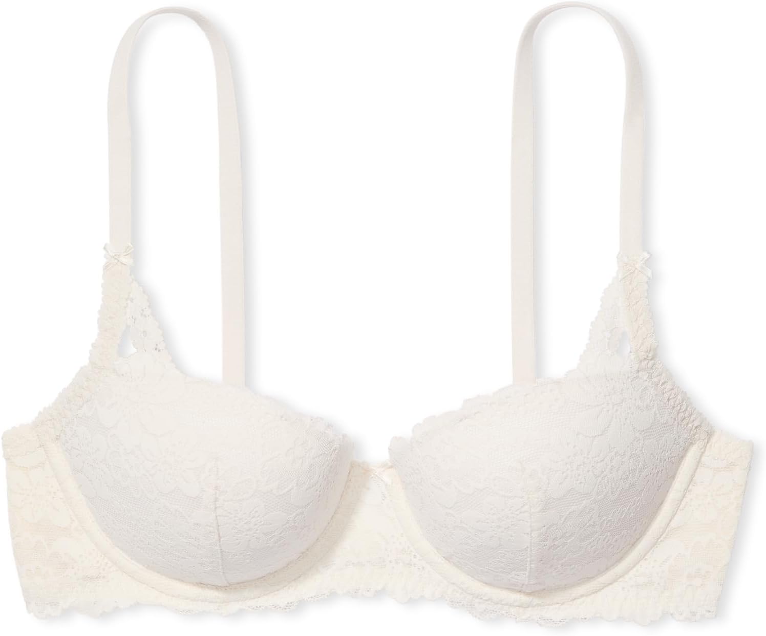 Victoria's Secret Женский Бюстгальтер Pink Wink Push Up Balconette, Бюстгальтеры для женщин (32A-38DDD), Coconut White — фото 3