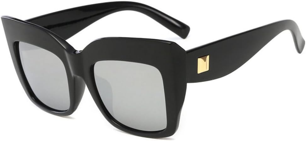 

Солнцезащитные очки MUTYNE в стиле ретро «кошачий глаз» для женщин, круглые, с металлическим декором, большие, винтажные, увеличенного размера, с защитой от УФ-излучения UV400, Black