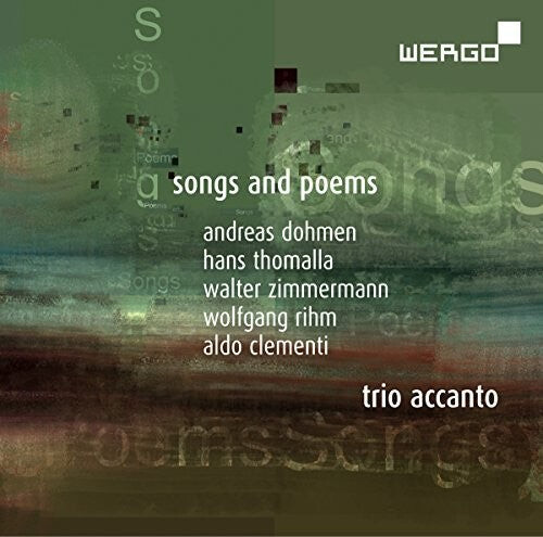 

CD диск Zimmermann / Trio Accanto: Songs & Poems