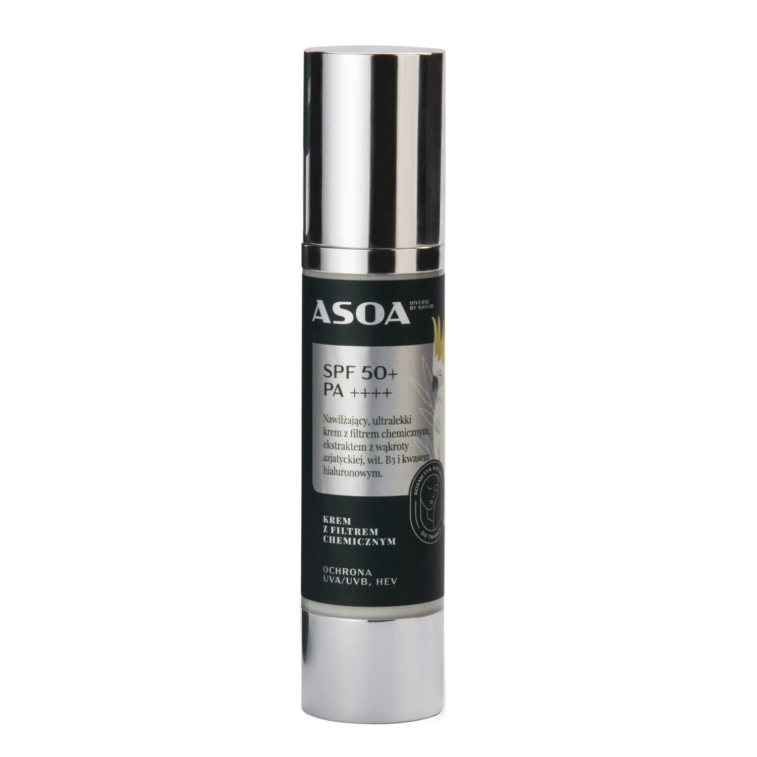 

Крем для лица с spf50+ Asoa, 50 мл
