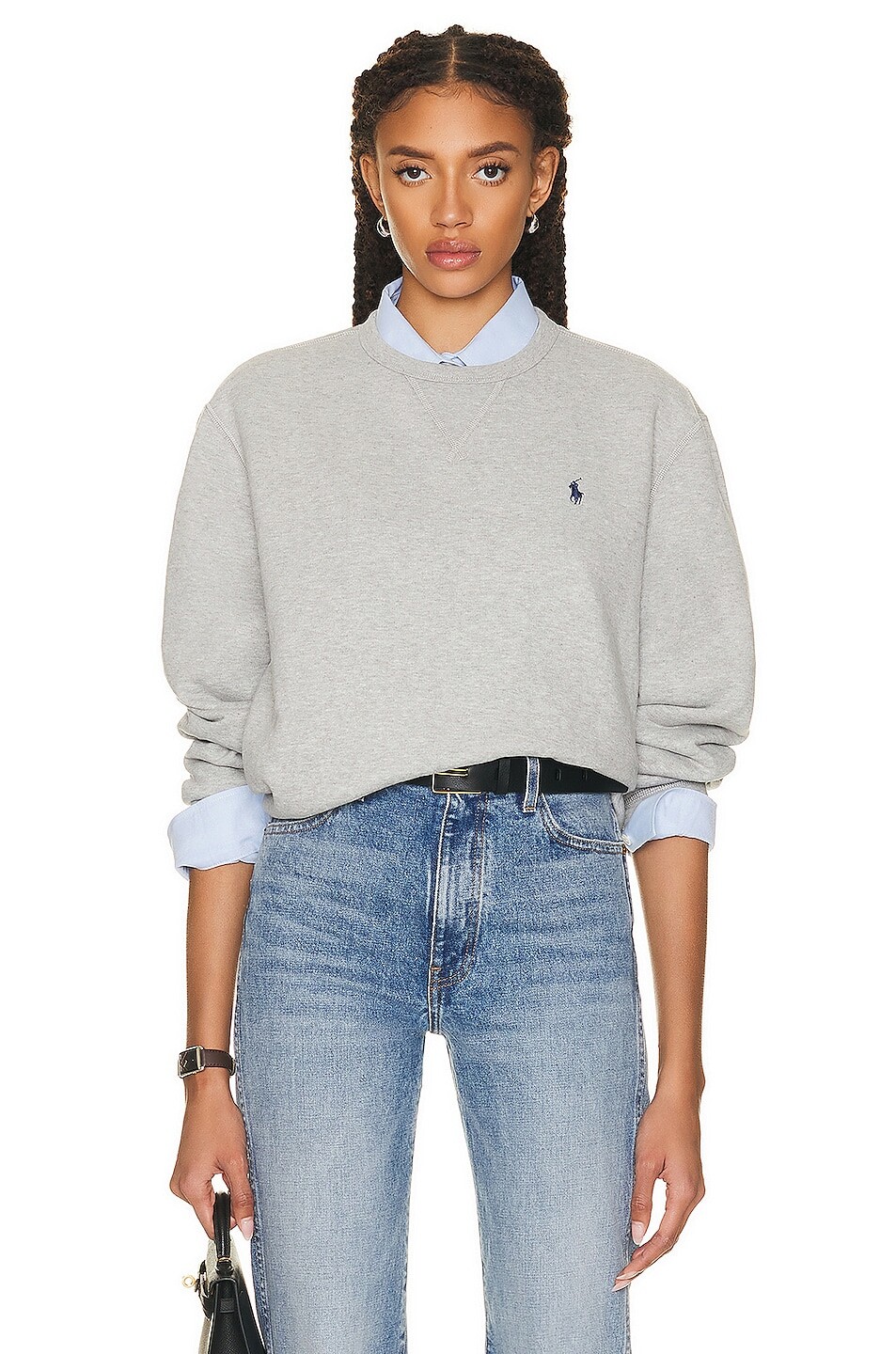 

Свитер Polo Ralph Lauren Fleece Sweatshirt, цвет Andover Heather