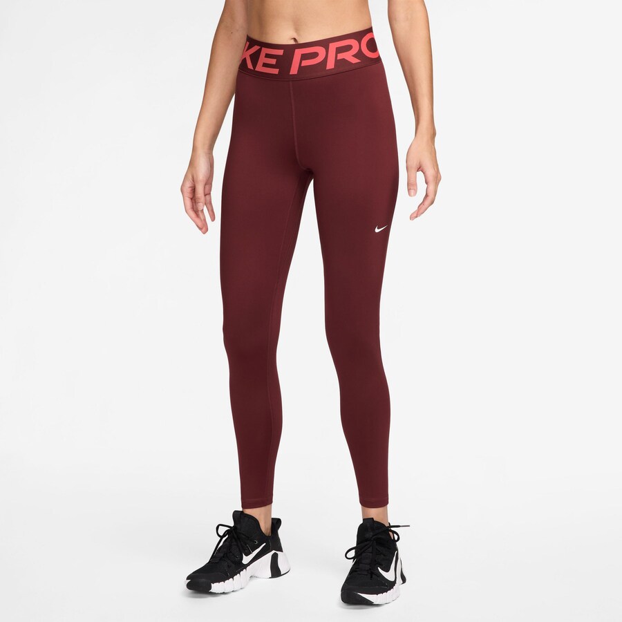 Узкие спортивные брюки NIKE Pro Sculpt, цвет Merlot/Light red — фото 2