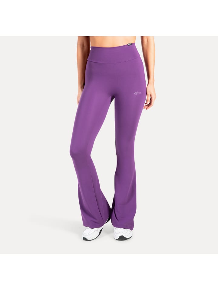 

SMILODOX Расклешенные леггинсы Aurica фиолетового цвета