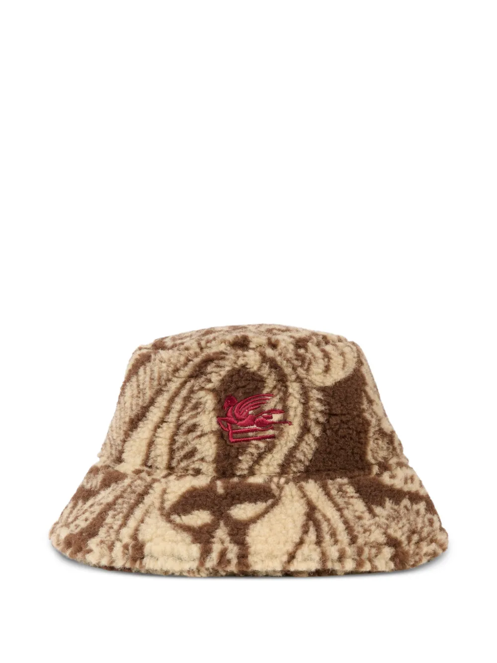 

Панама из овчины с узором пейсли ETRO KIDS, коричневый