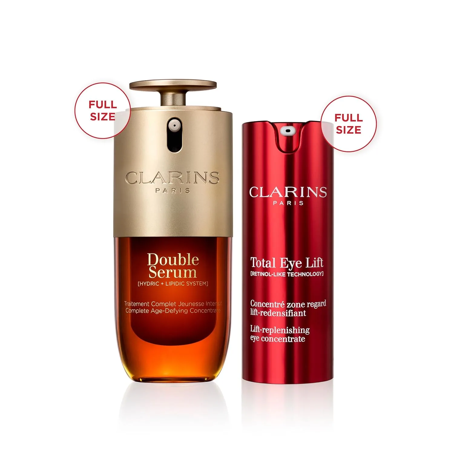 Сыворотка Clarins DOUBLE SERUM | Антивозрастная сыворотка для лица | Заметно подтягивает, разглаживает, придает сияние и сужает поры | 24-часовое увлажнение | Для всех типов кожи — фото 2