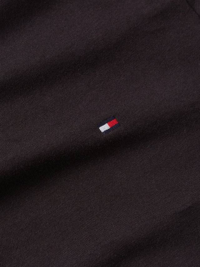 Однотонная футболка обычной посадки Tommy Hilfiger, черный — фото 4