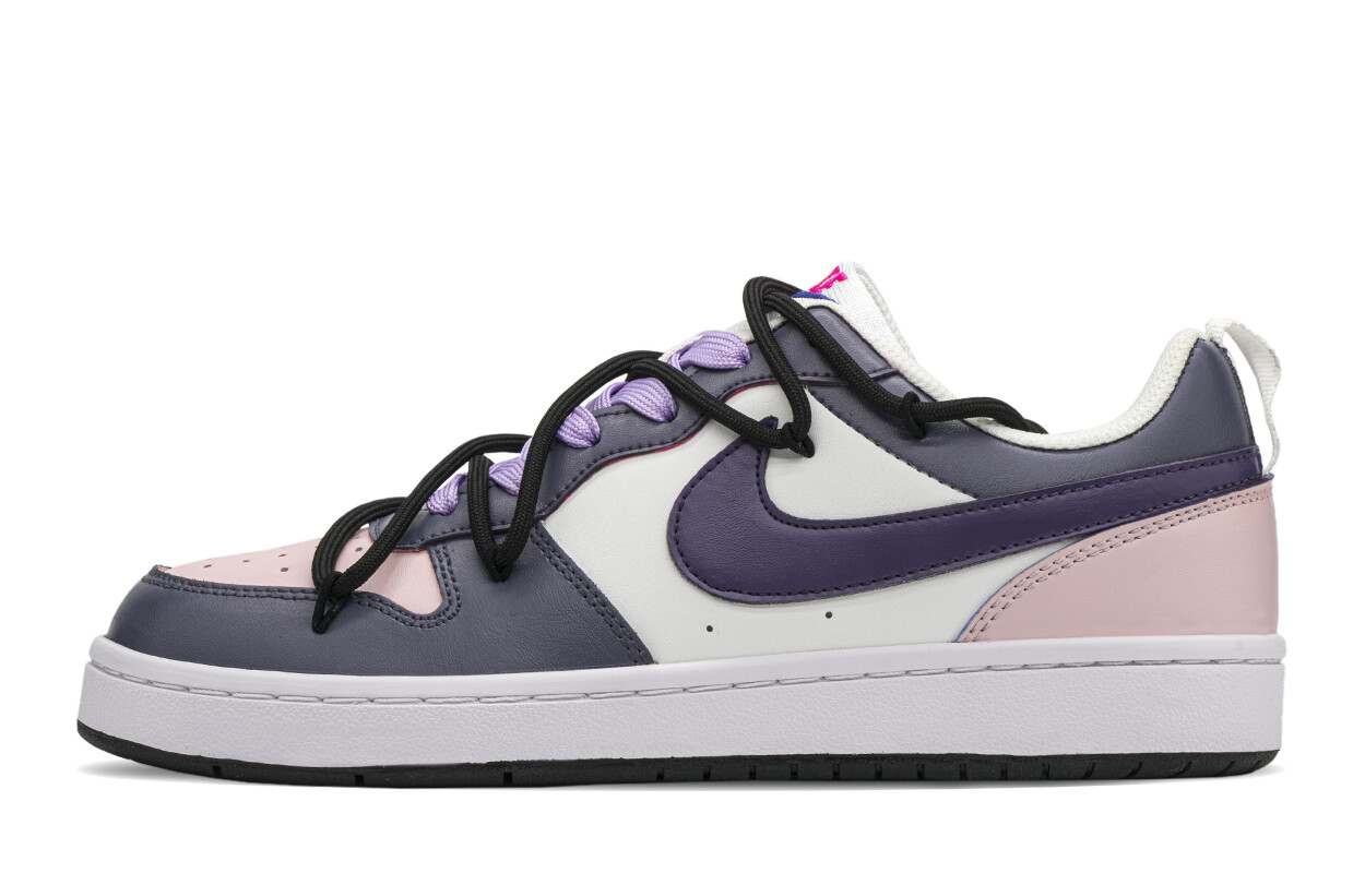 

Кроссовки Nike Court Borough Skateboarding Shoes Women's Low-top Purple/Pink, фиолетовый