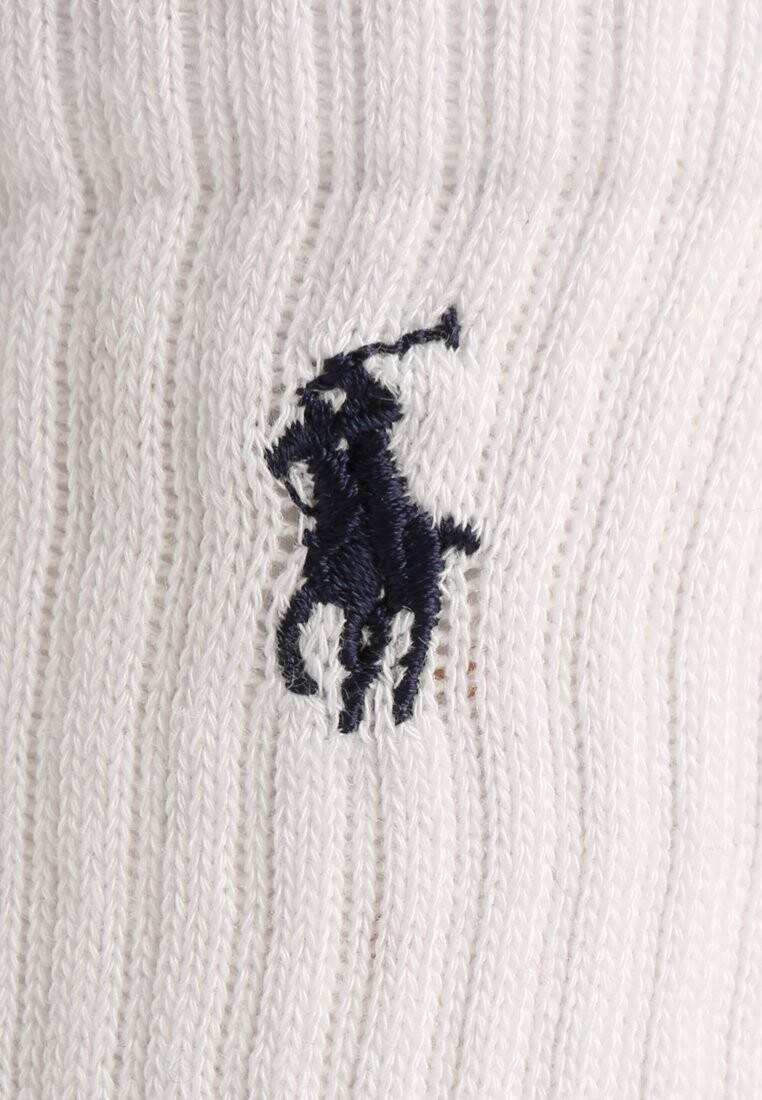 Носки CREW 3 PACK Polo Ralph Lauren, белые — фото 2