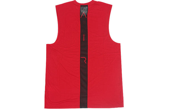 Майка Air Jordan Quick Dry Basketball Training Sports Vest Red, красный — фото 2