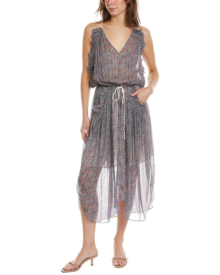 

Платье макси Isabel Marant Étoile Fadelo, синий