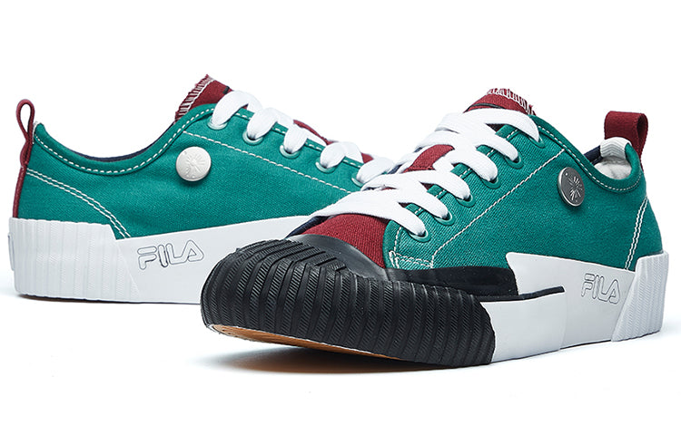 Кеды (WMNS) FILA Carve x Mihara 'Teal Green Black', синий — фото 4