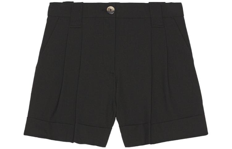 

GANNI Женские повседневные шорты черного цвета