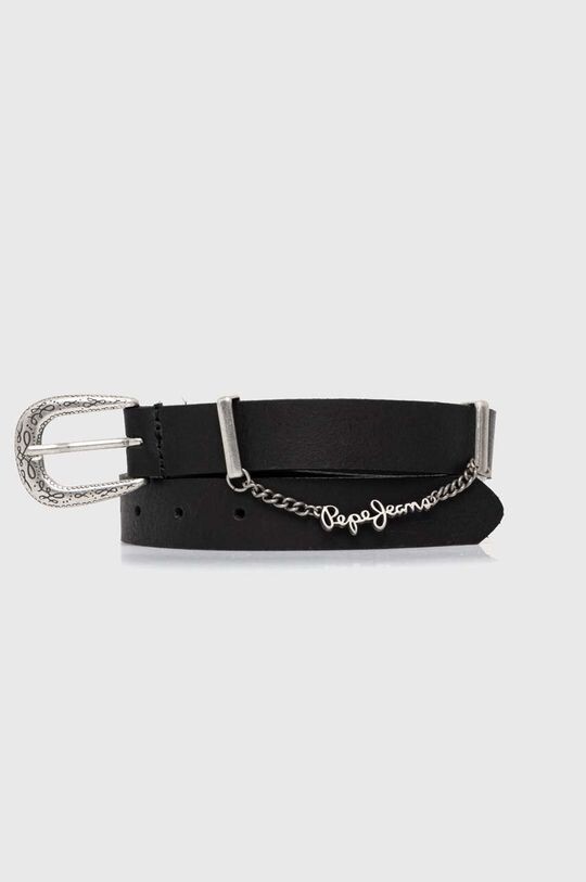 

Кожаный ремень LEIGHTON BELT Pepe Jeans, черный