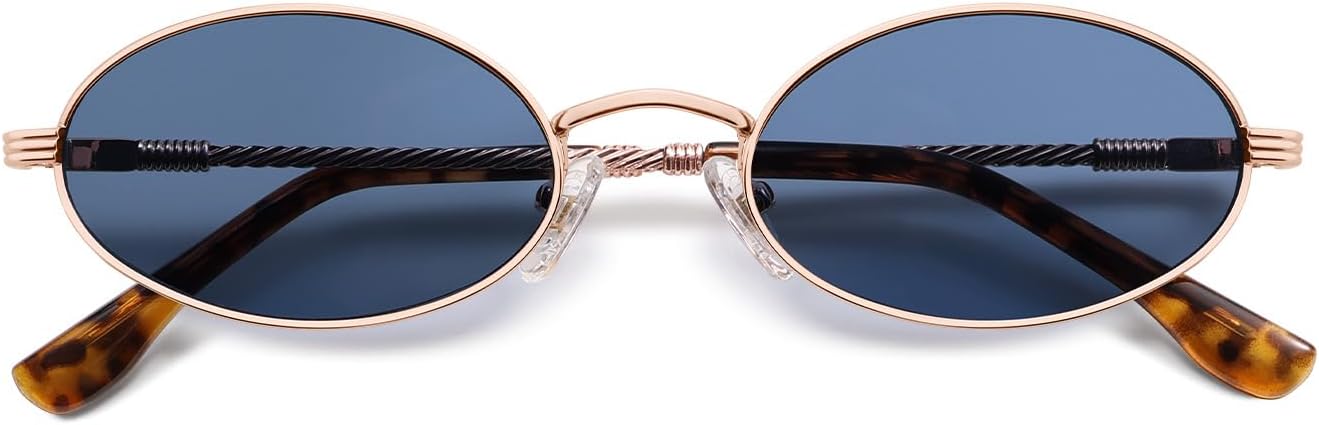 

Ретро-солнцезащитные очки овальной формы «кошачий глаз» для женщин, модные узкие очки в стиле 90-х, дизайнерские солнцезащитные очки AP3721 Appassal, C5 Rose Gold/Blue