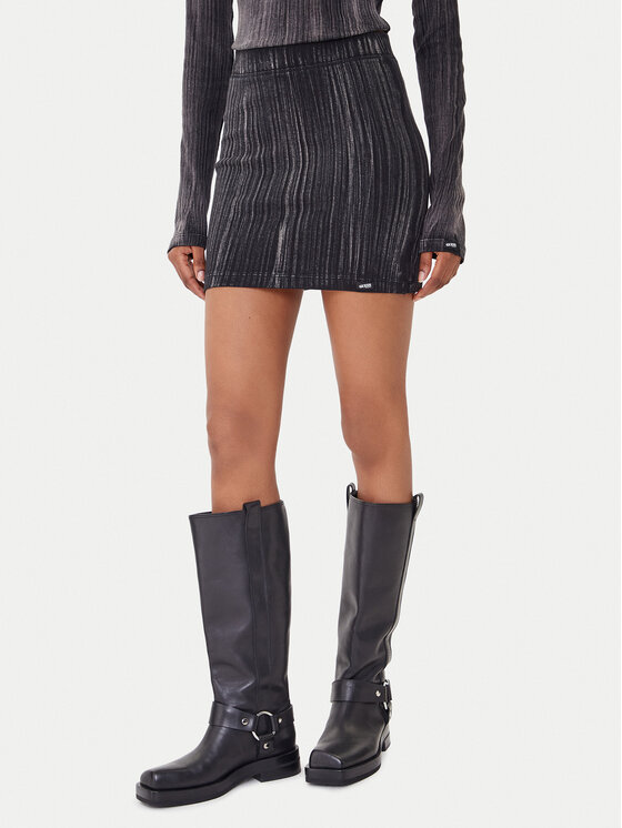 

Мини-юбка slim fit W5BD1H KCTT1 Guess Jeans, серый