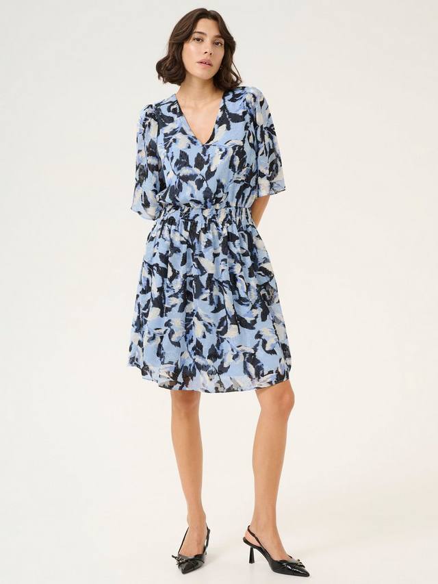 

Платье Elina Floral A-Line длиной до колена KAFFE, Blue/Multi