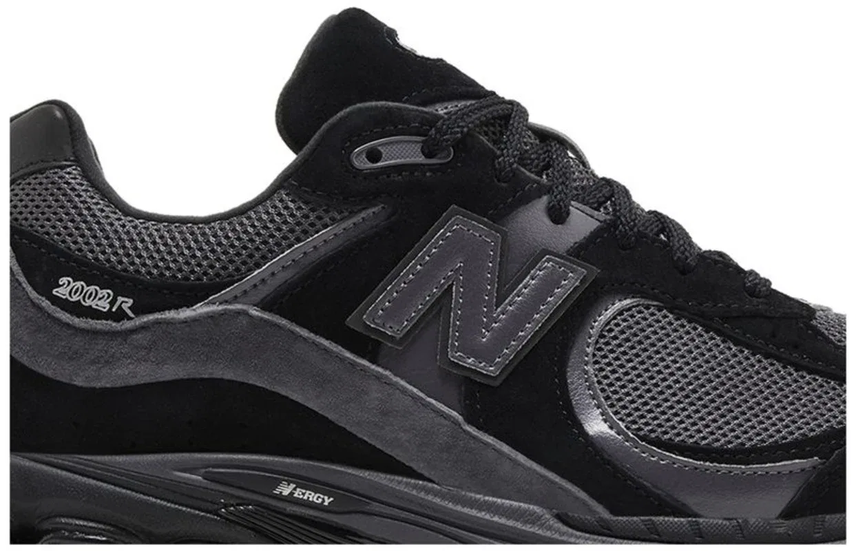 New Balance 2002R Black Dark Grey — фото 3