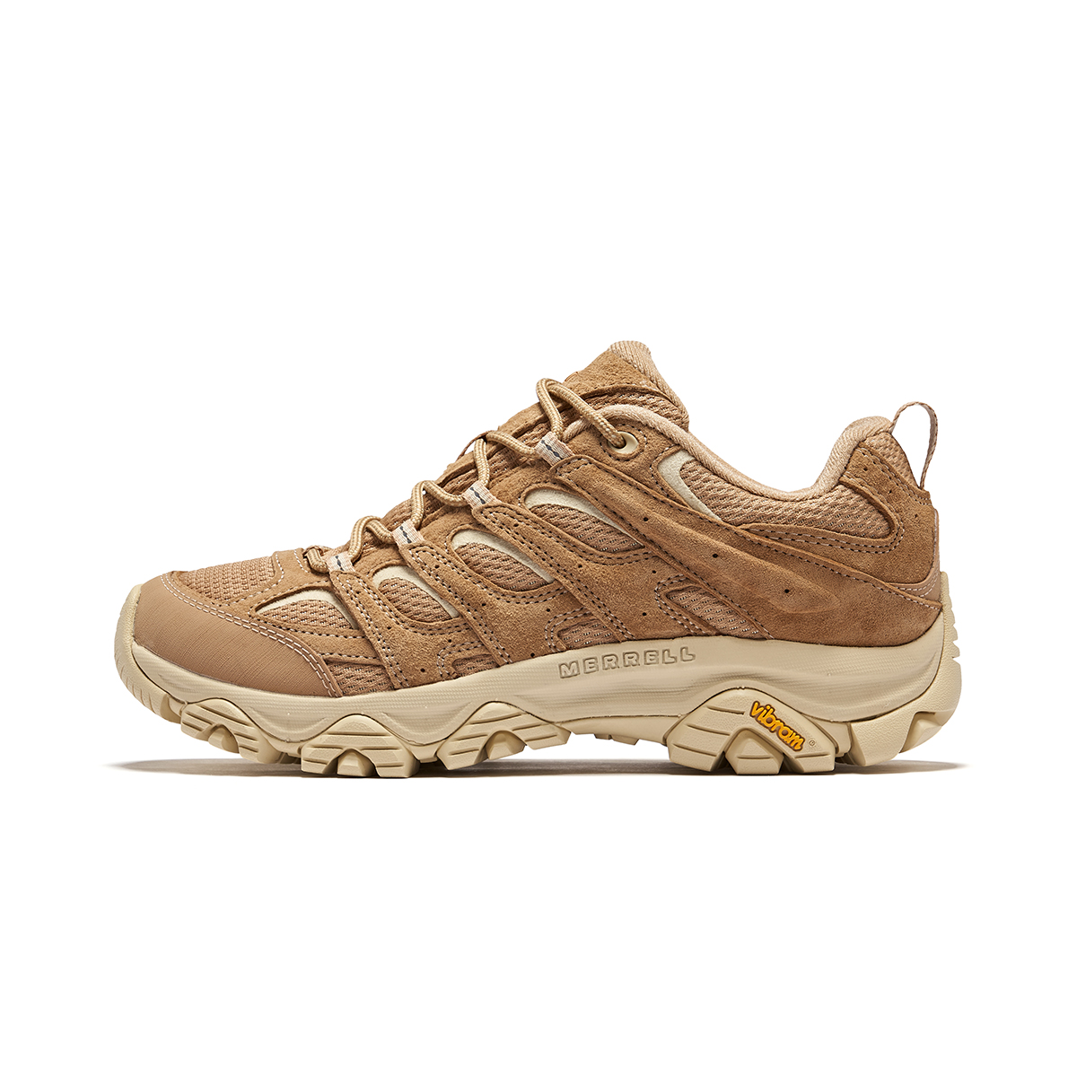 

MERRELL Мужские треккинговые ботинки MOAB 3 с амортизацией, противоскользящей и износостойкой подошвой, низкие, спортивные и для активного отдыха, цвета хаки, цвет Khaki