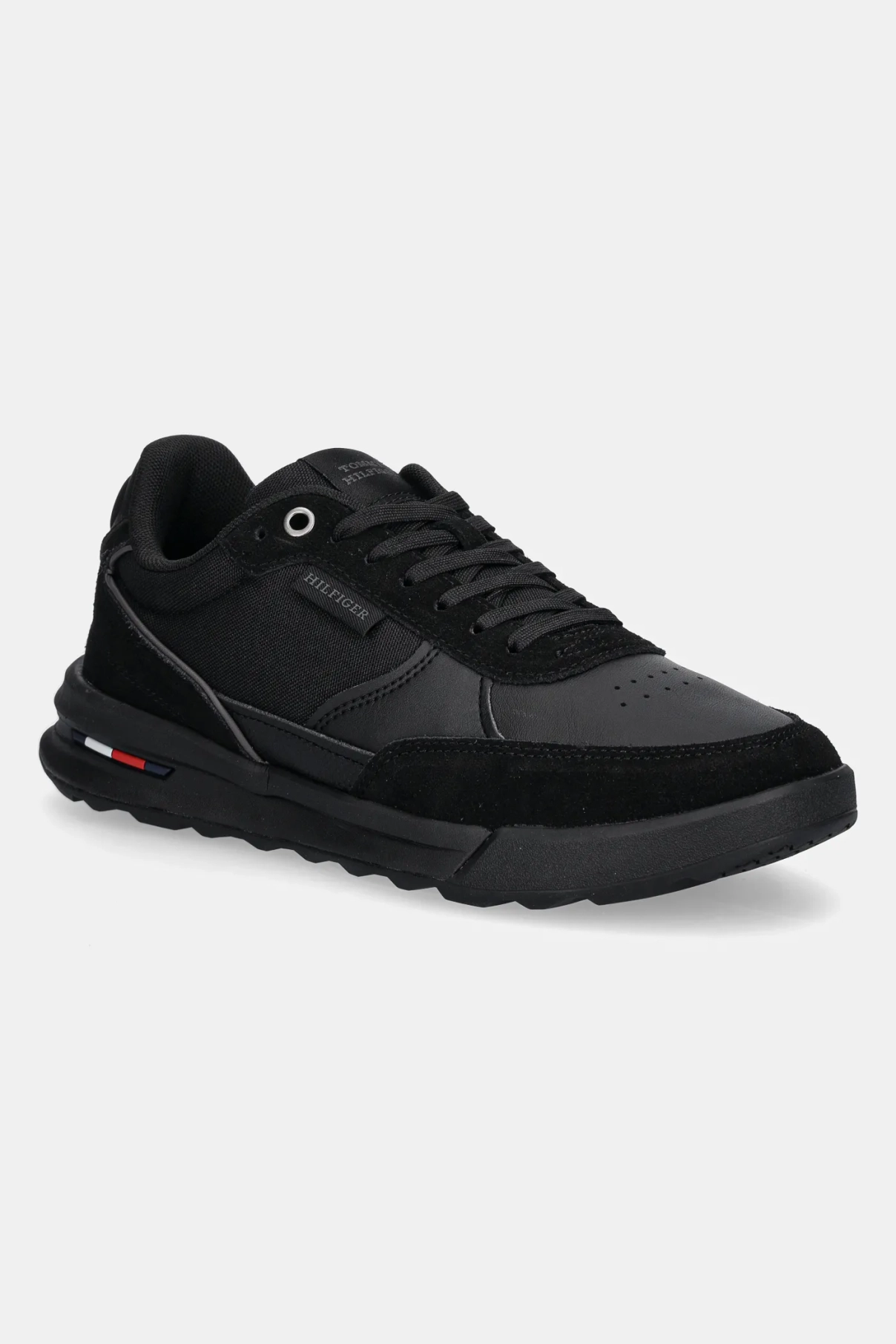 

Кожаные кроссовки RETRO RUNNER MIX RWB Tommy Hilfiger, черный