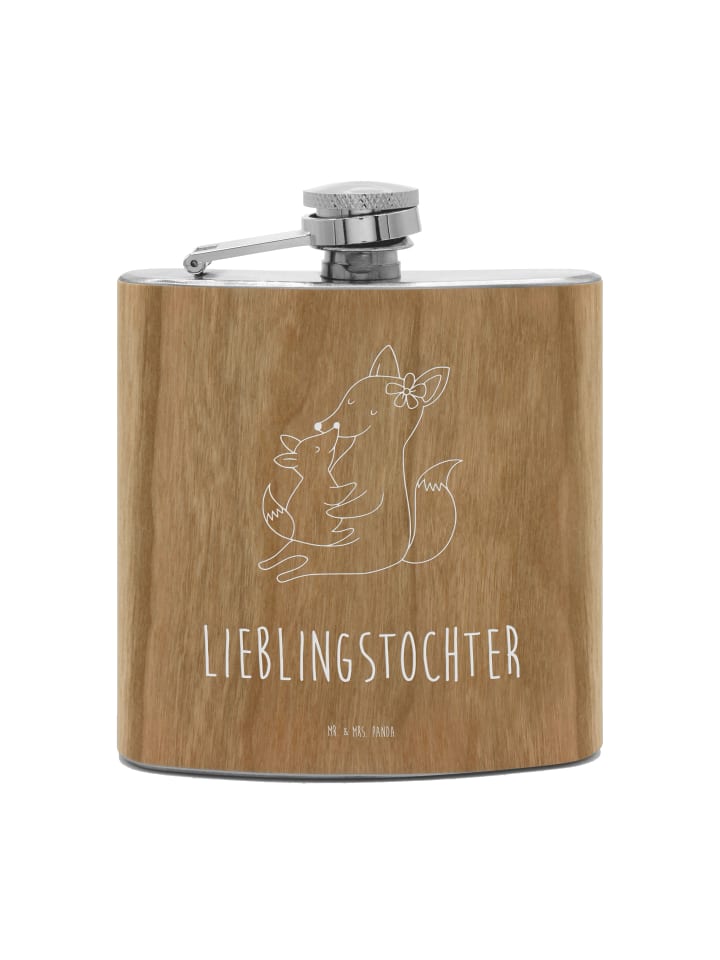 

Mr. & Mrs. Panda фляга, лиса-мама с надписью коричневого цвета