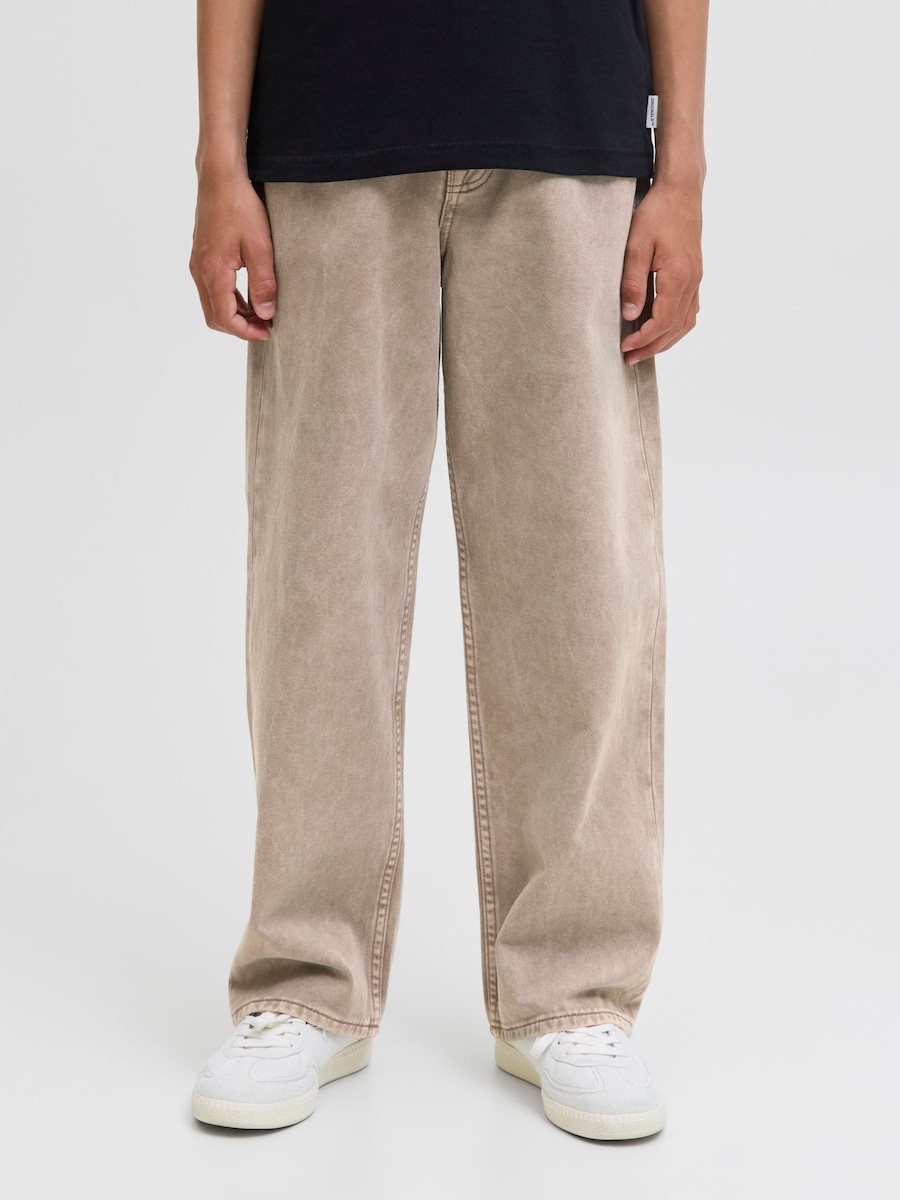 Джинсы свободного кроя Jack & Jones Junior, темно-бежевый — фото 3