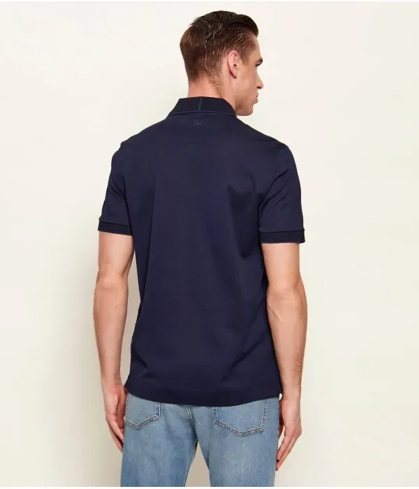 Поло C-Parlay 248 regular fit Boss, темно-синий — фото 3