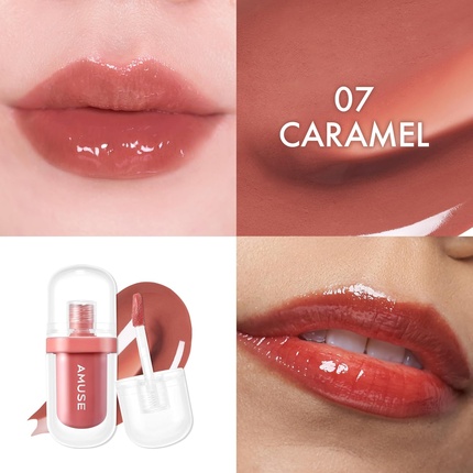 Jel-Fit Tint 12-часовая стойкая желеобразная текстура увлажняющий пигмент для губ Amuse — фото 2
