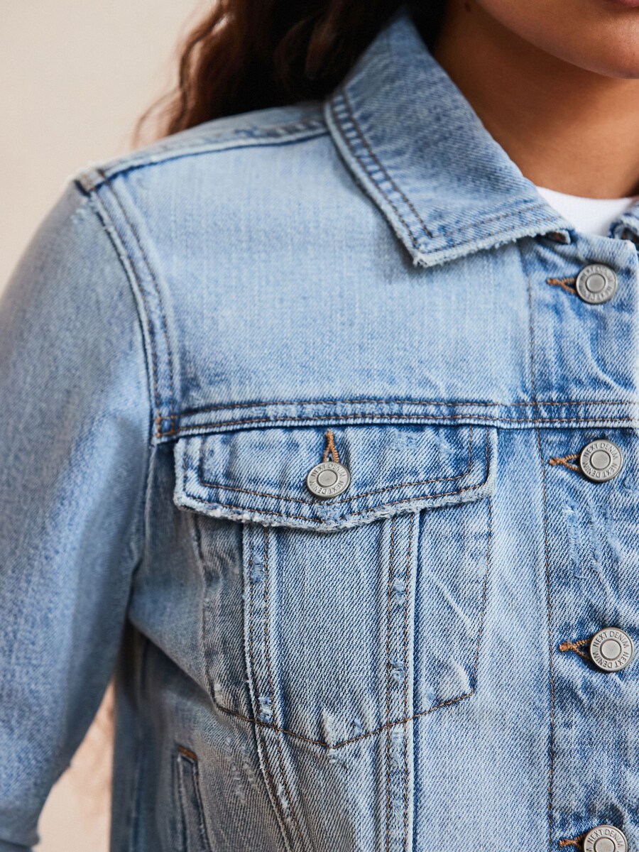 

Межсезонная куртка Next, синий деним