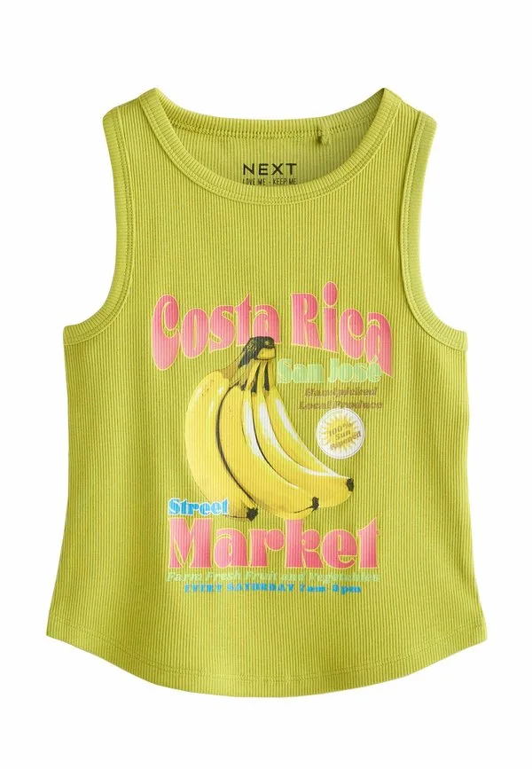 Топ стандартного кроя Next, Green Banana