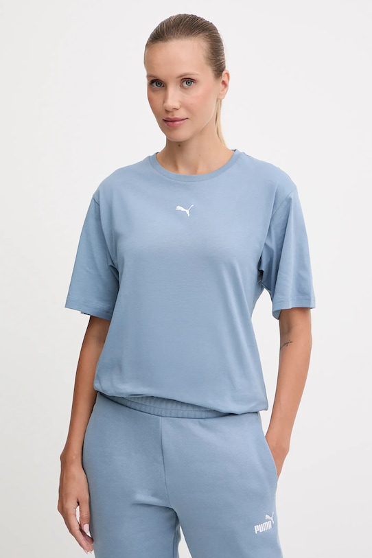 

Хлопковая футболка Puma, синий