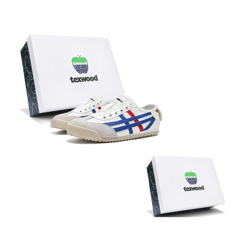 

TEXWOOD Низкие повседневные кроссовки унисекс бело-голубые, цвет White Blue