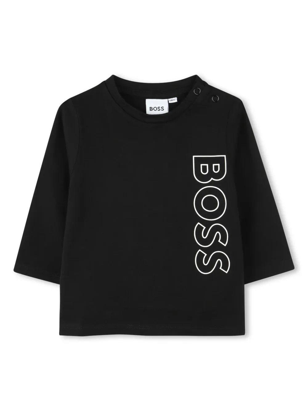 

Футболка с логотипом BOSS Kidswear, черный