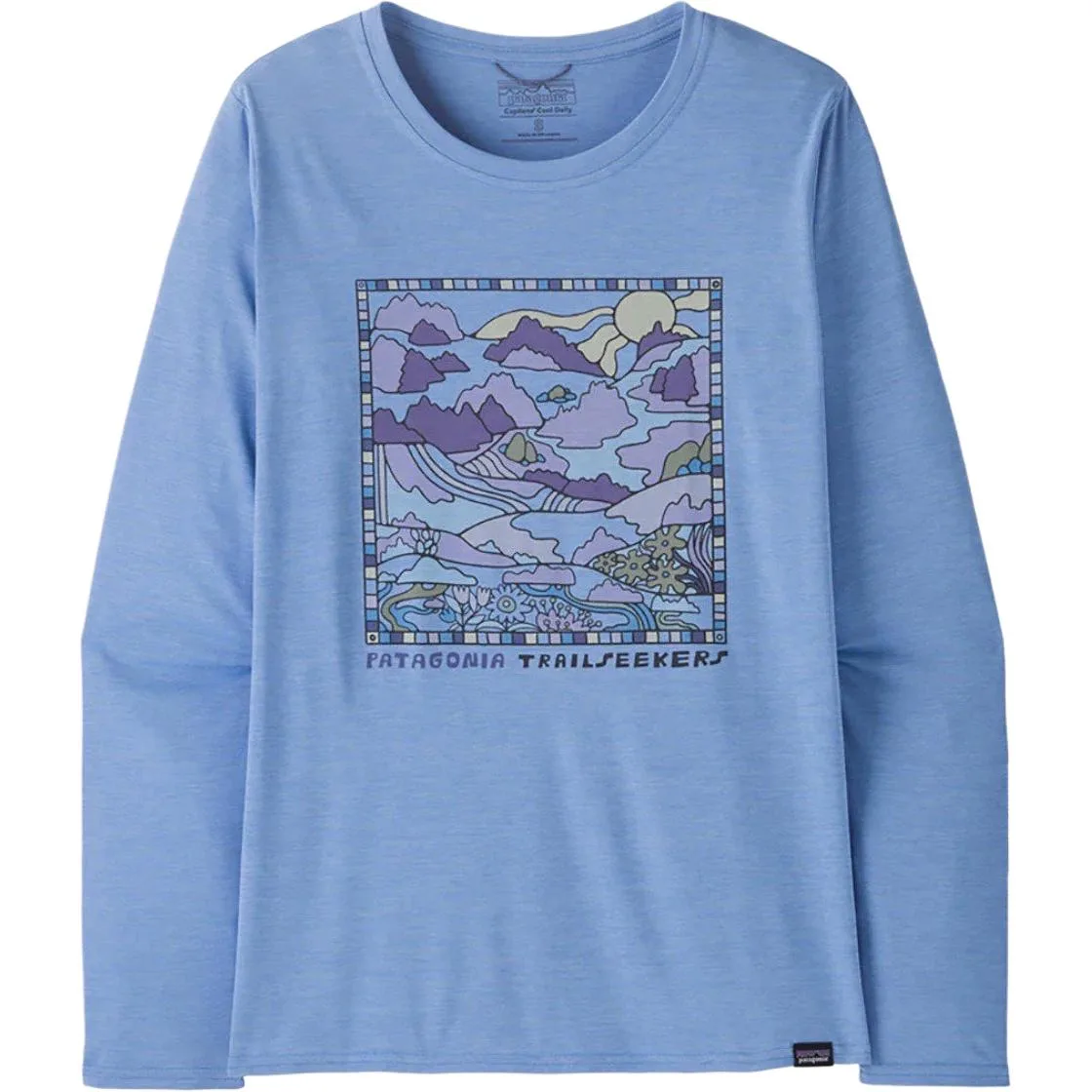 Футболка Capilene Quick Dry женская Patagonia, TLAX/Abundant Blue