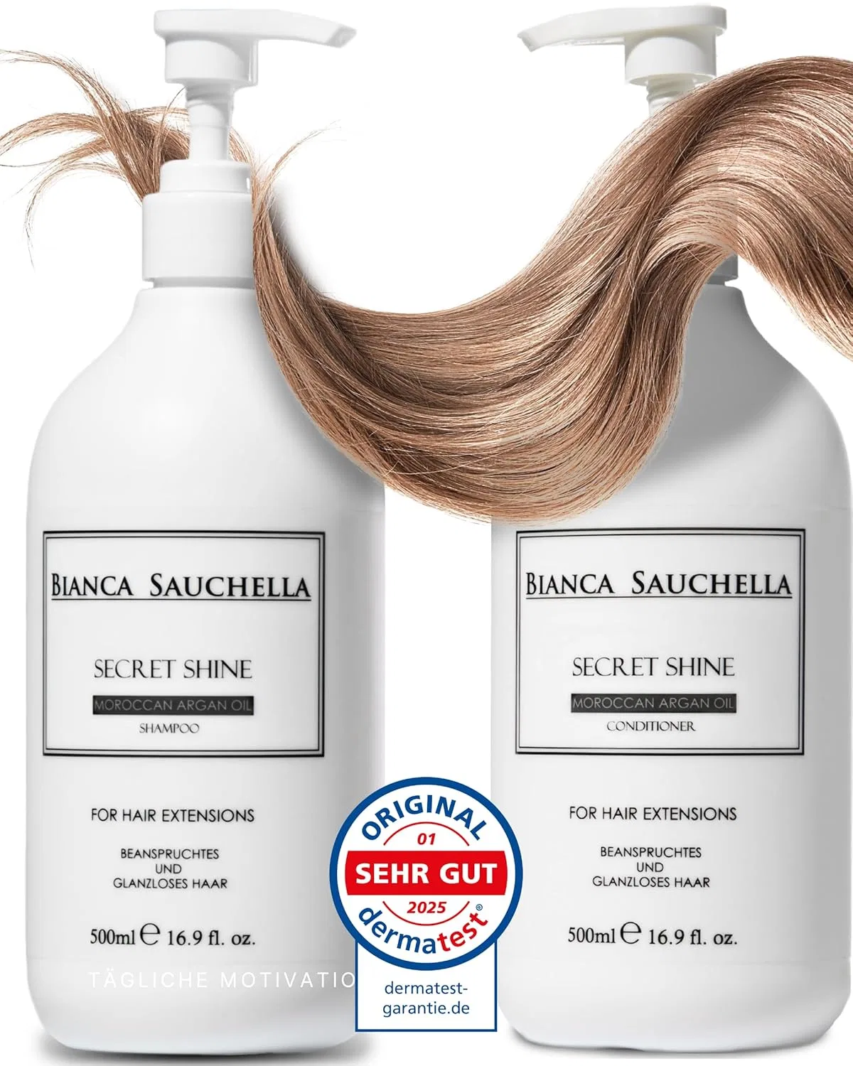 Набор для ухода за волосами с аргановым маслом и кератином от Secret Shine Bianca Sauchella — фото 2