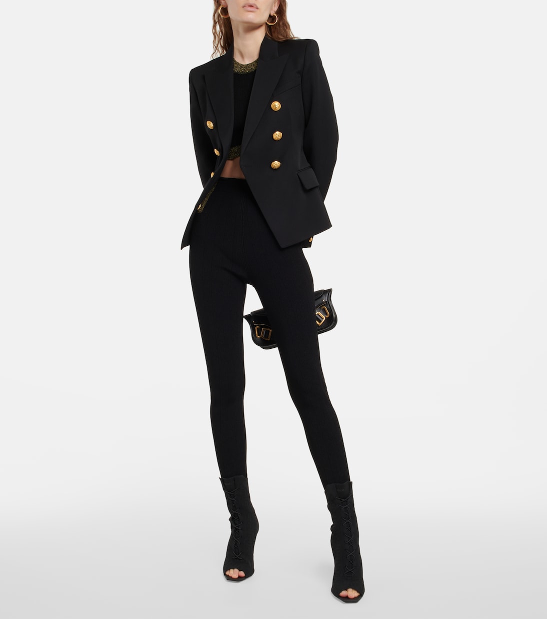 Ботильоны Moneta Balmain, Noir — фото 2