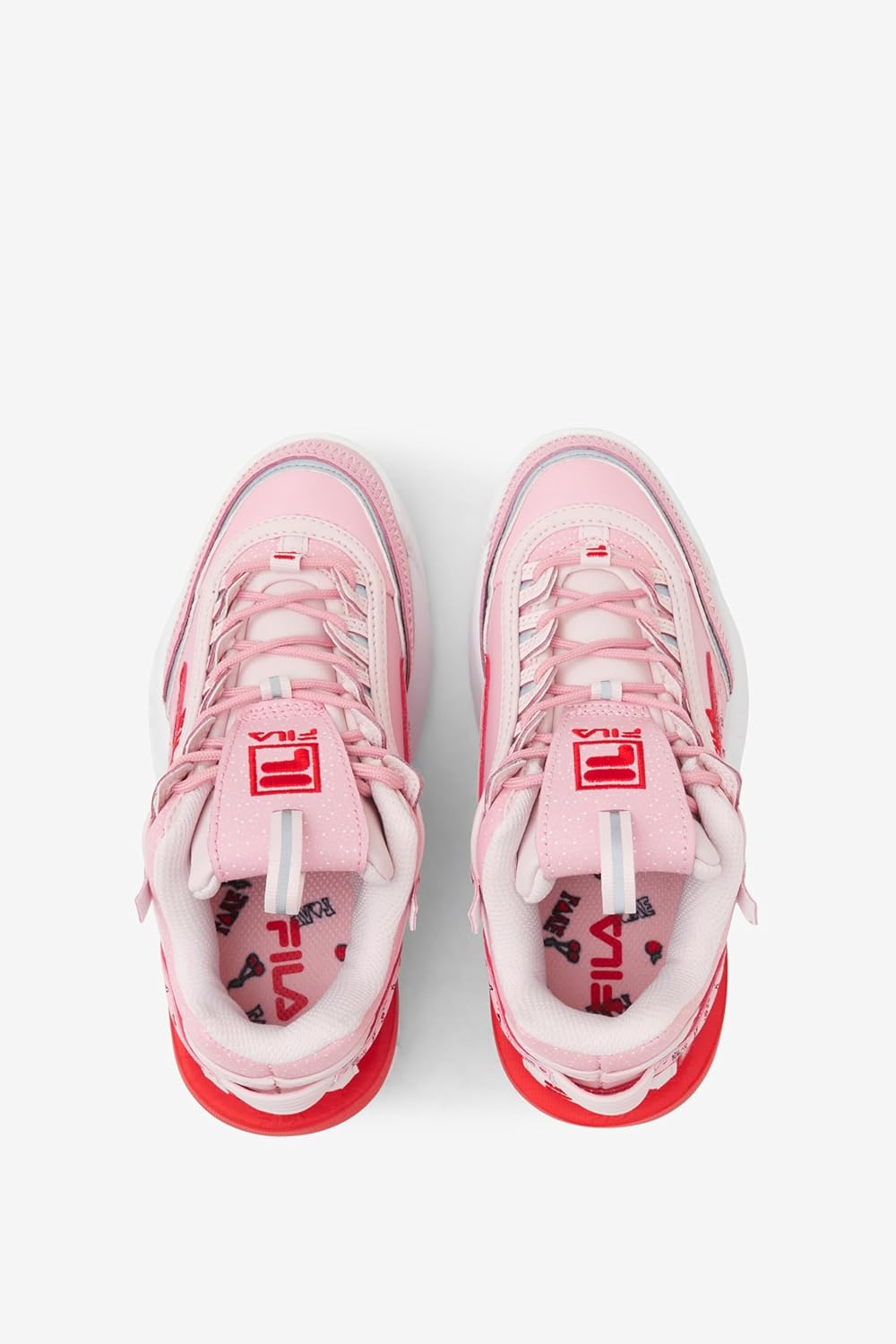 Кроссовки Fila Kid's Disruptor II Exp, белый — фото 4