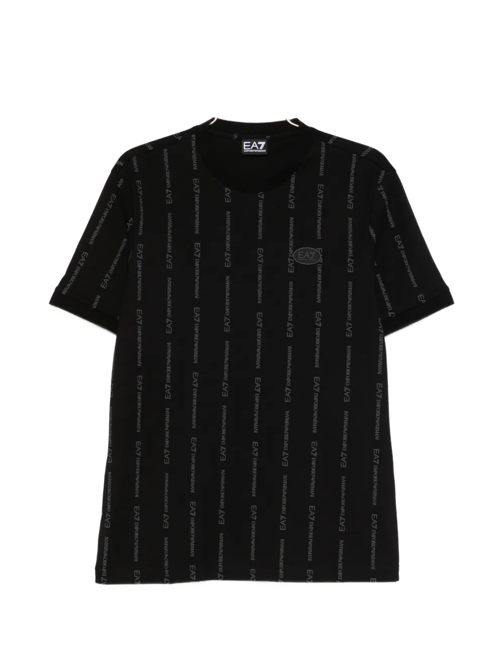 

Футболка с логотипом Ea7 Emporio Armani, черный