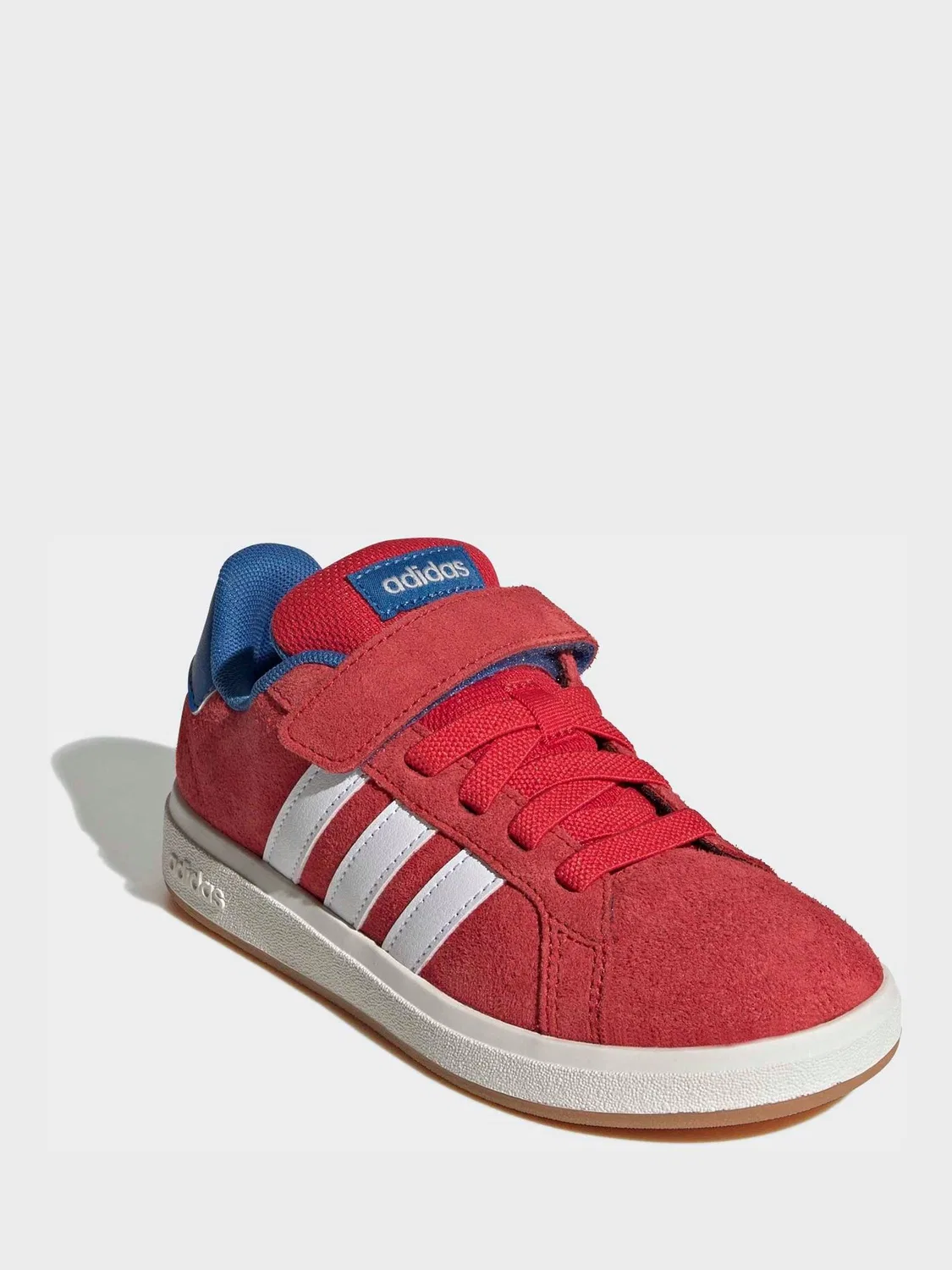Кроссовки детские adidas Grand Court 00s на эластичной шнуровке, красные