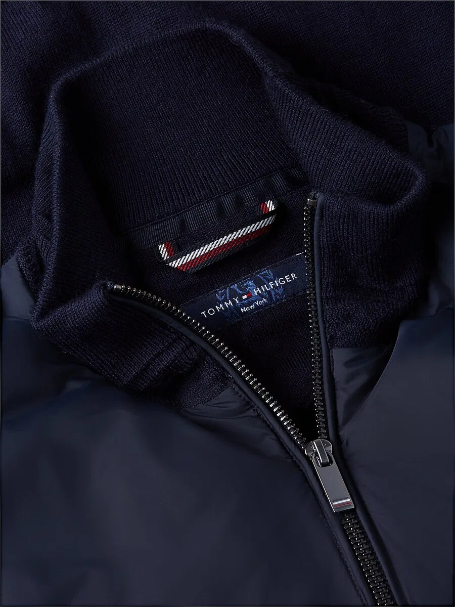 Куртка TOMMY HILFIGER Between-Season 'New York Label' темно-синего цвета — фото 4