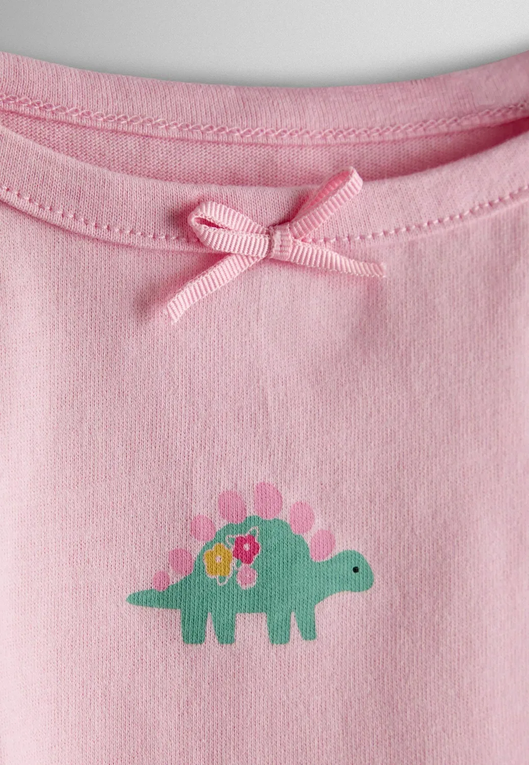 Жилеты стандартного кроя, комплект из 3 штук Jojo Maman Bébé, Pink Dino — фото 2