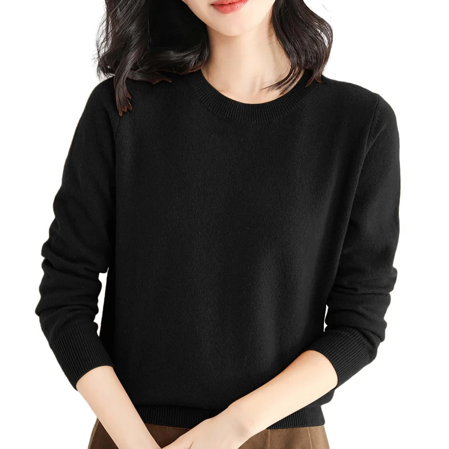 Женский свитшот с высоким воротником Dear Person Behind Me Hoodie, Black