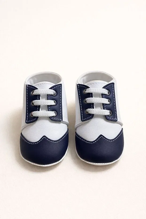 Детская обувь для девочек с принтом Numix Baby Kids, Navy Blue — фото 2