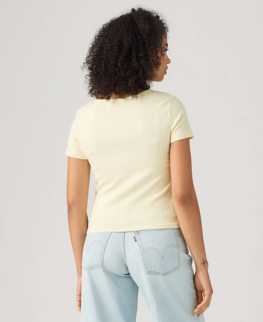 Женский топ-рубашка Levi's Austen Button-Up Short-Sleeve, Pear Sorbet — фото 4