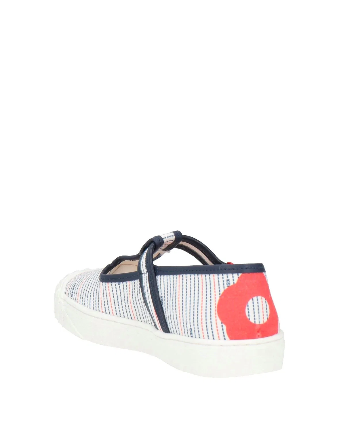 Детские балетки для девочек с ремешком Kenzo Kids, белый — фото 3